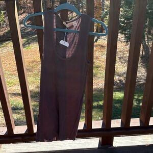 Inhabit Sleeveless knit Tank dress vest top🌺Nwts